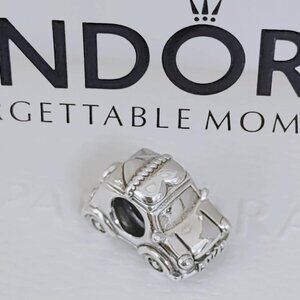 Pandora Electric Car Charm Dangle S925 Sterling Silver Bracelet Pendant Gift